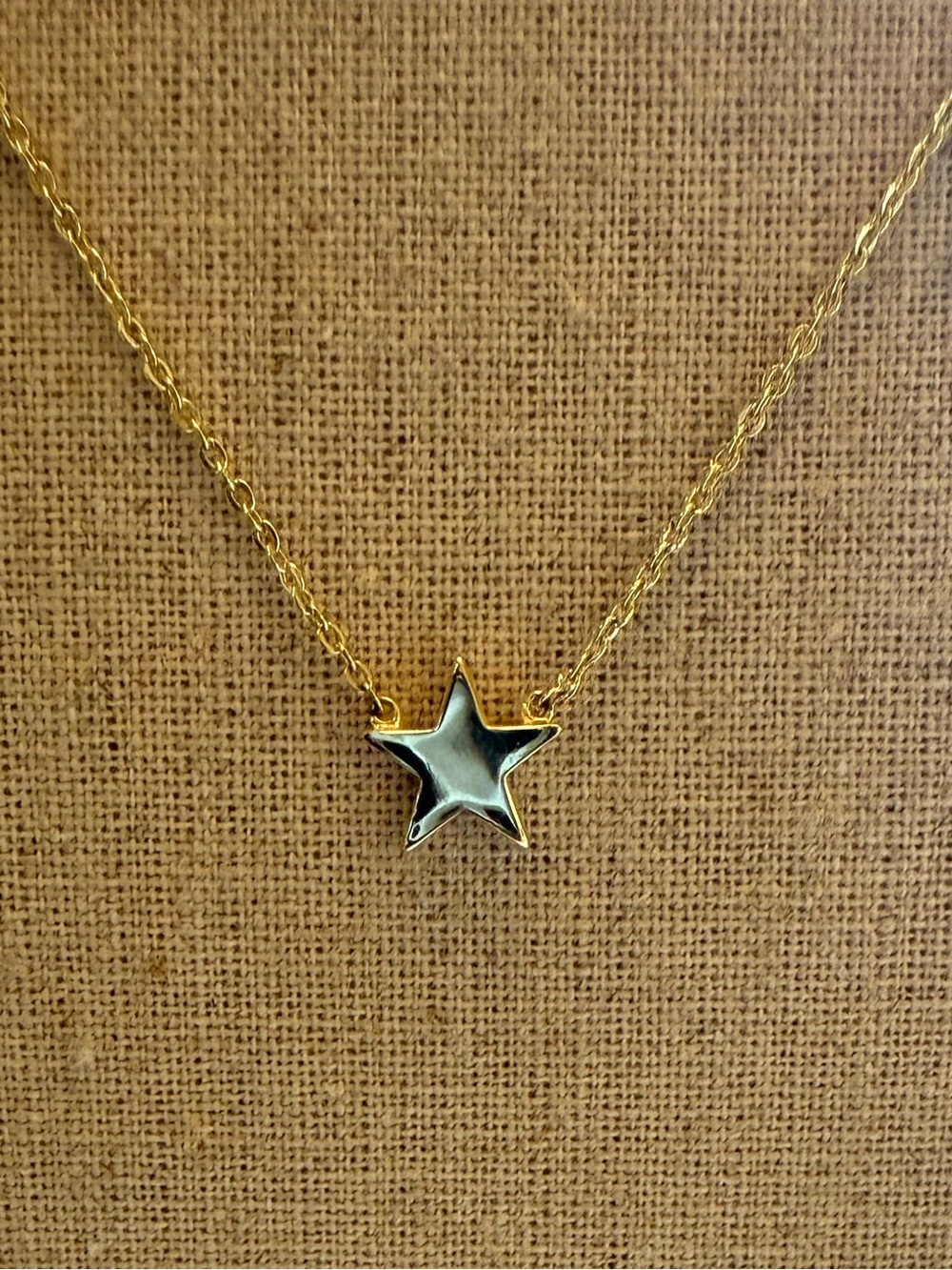 Melinda Maria Gold Star Pendant Necklace